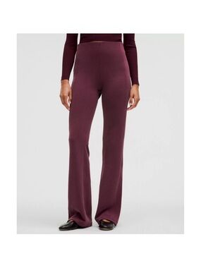 Lululemon Ribbed Softstreme Pants - Burgundy